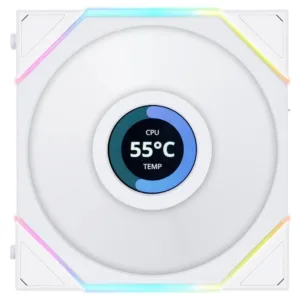 Lian Li Uni Fan TL LCD Single – (White)