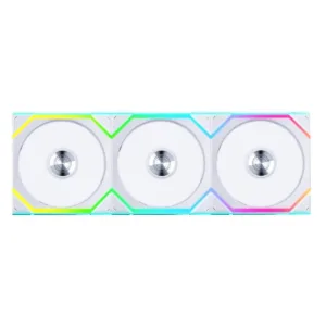 Lian Li UNI Fan SL120 Wireless Triple Pack (Reverse Blade) – White